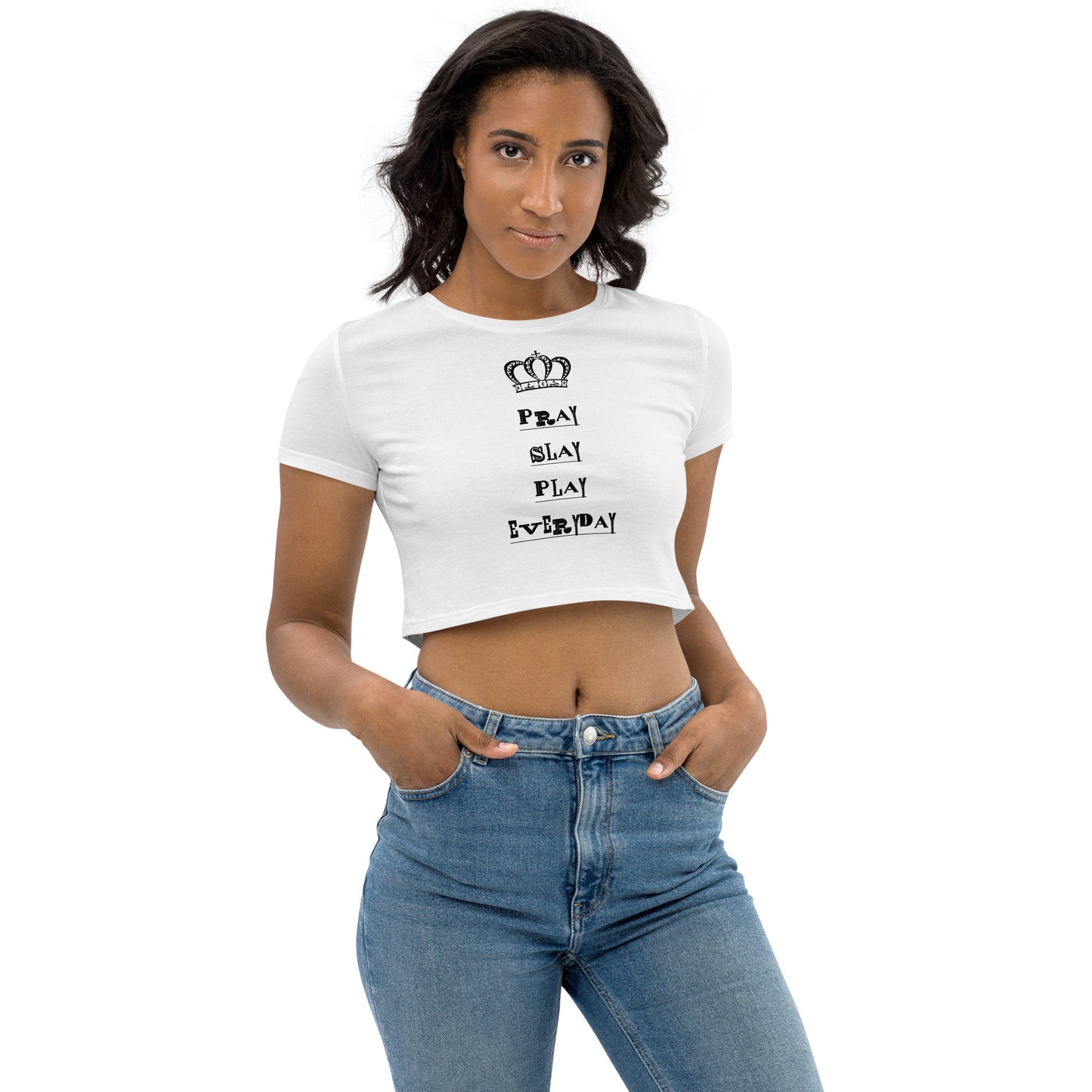 Queen-dom PSPE Organic Crop Top