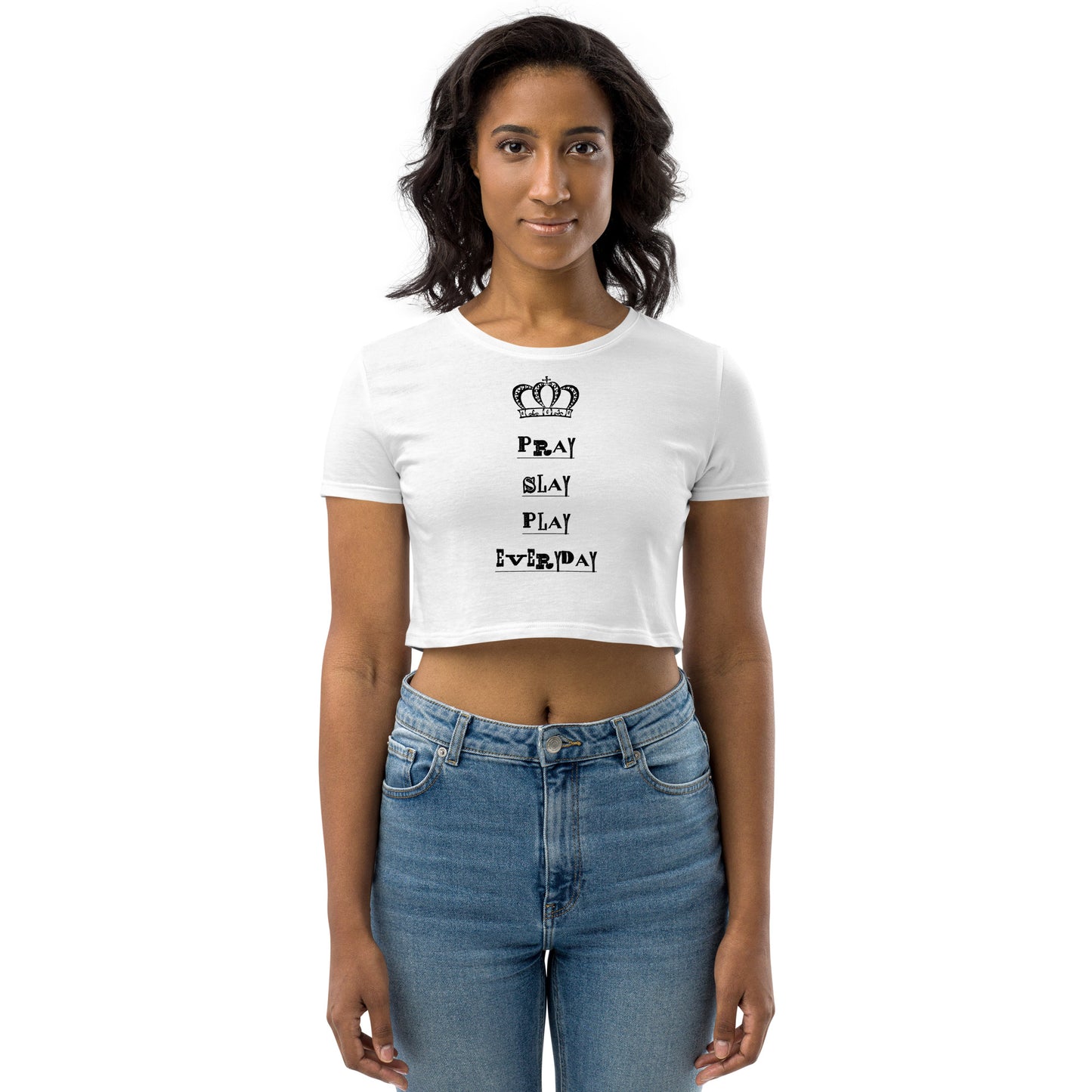 Queen-dom PSPE Organic Crop Top