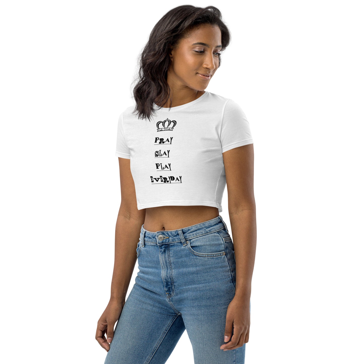 Queen-dom PSPE Organic Crop Top