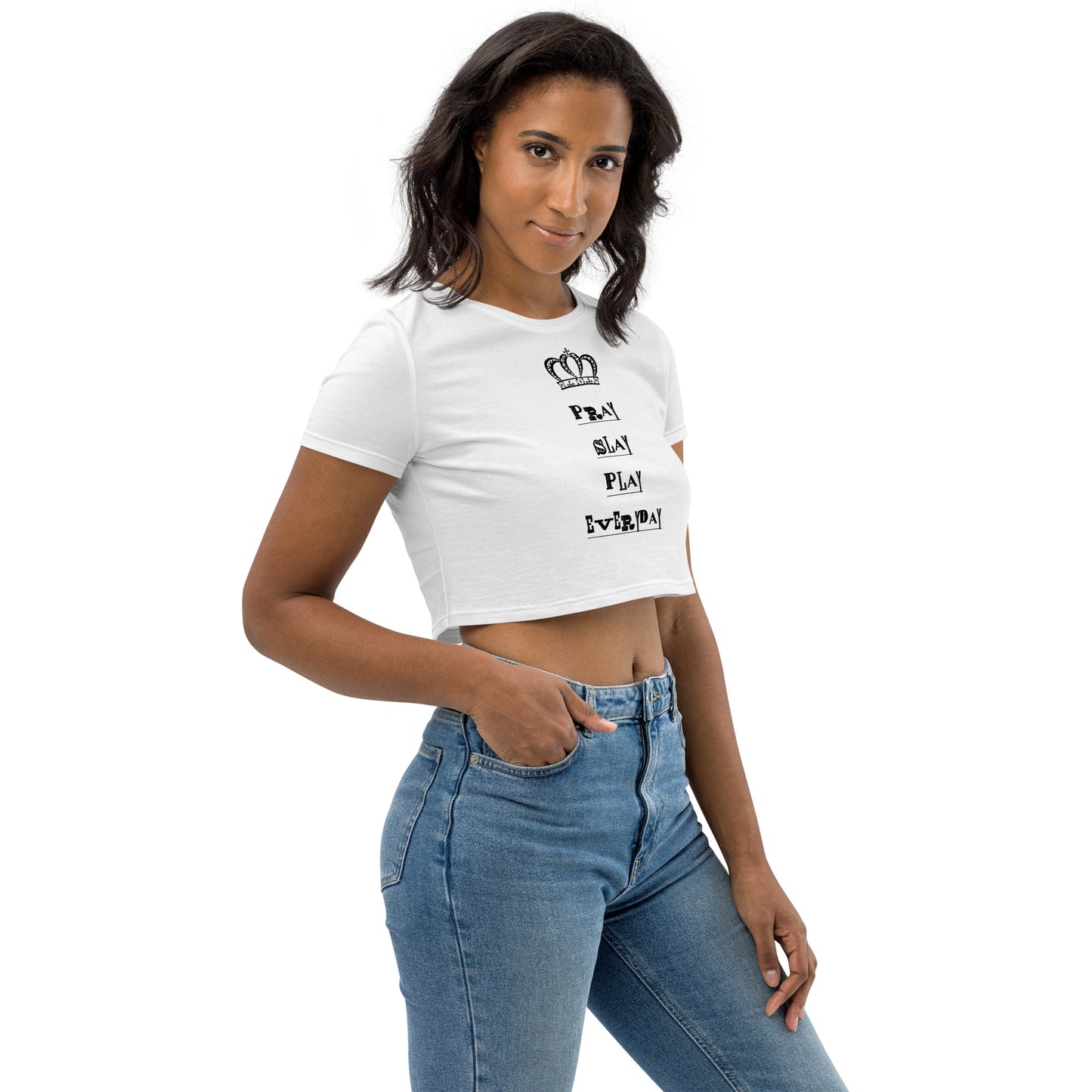 Queen-dom PSPE Organic Crop Top