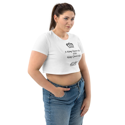 Queen-dom QueenRules Organic Crop Top