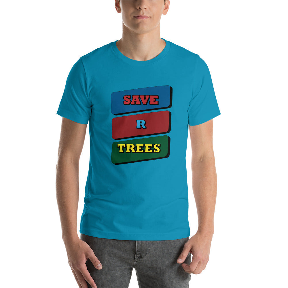 SaveOurTrees - RGBY -Unisex t-shirt