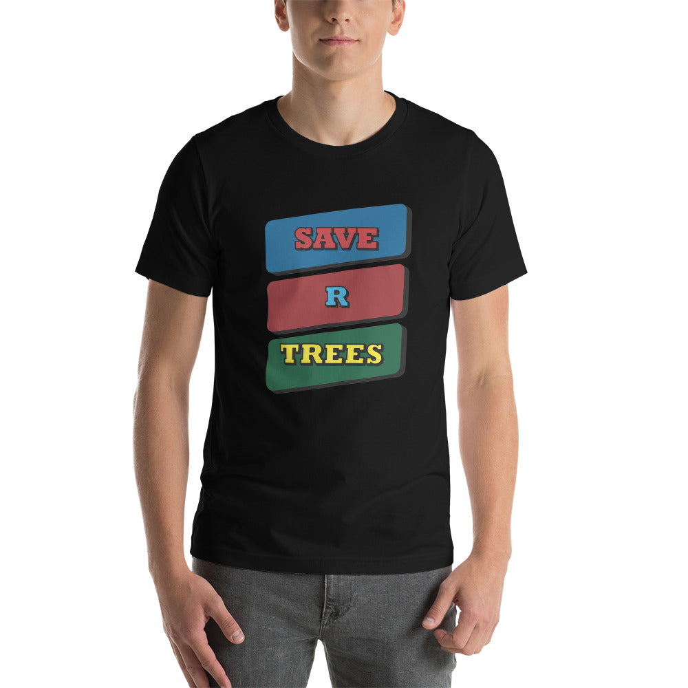 SaveOurTrees - RGBY -Unisex t-shirt