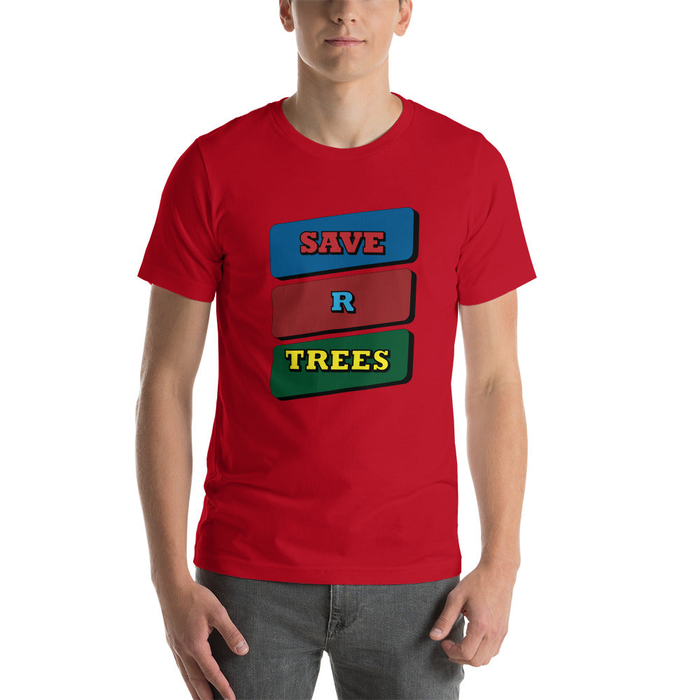 SaveOurTrees - RGBY -Unisex t-shirt