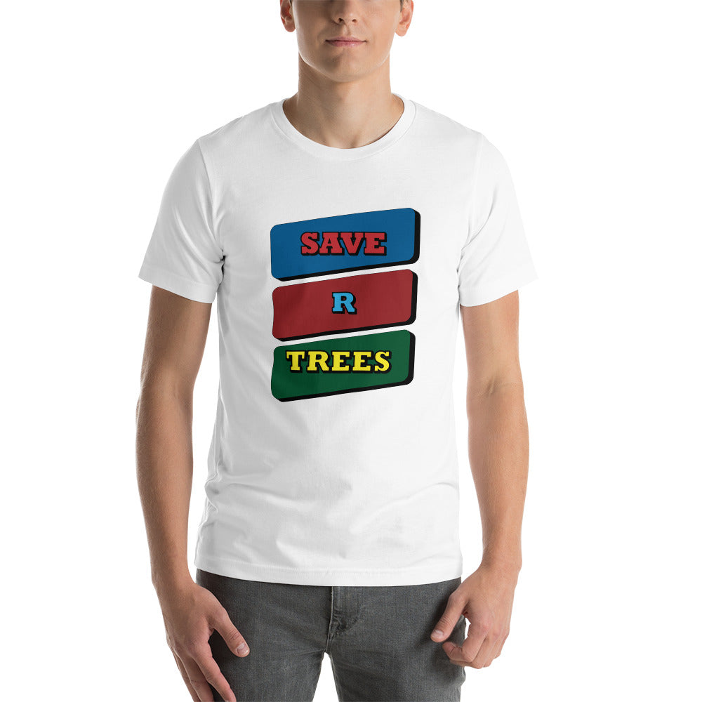 SaveOurTrees - RGBY -Unisex t-shirt